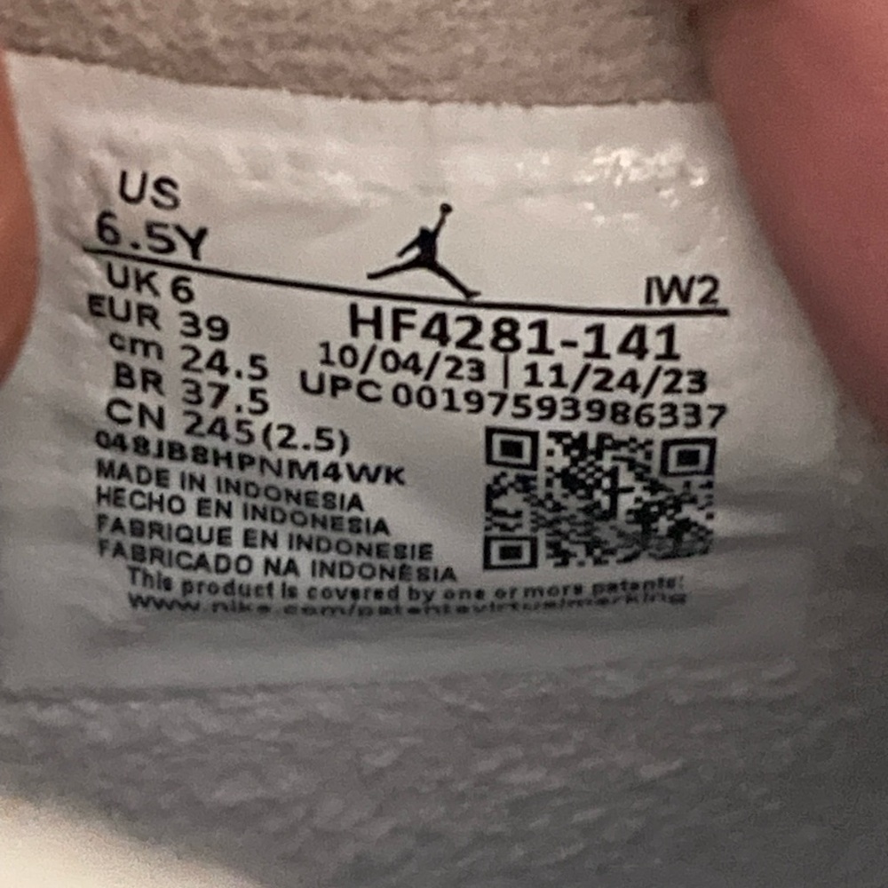 Air Jordan Retro 4 Military Blue Kids Sneakers - Picture 11 of 12